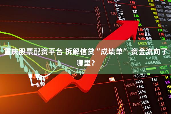 重庆股票配资平台 拆解信贷“成绩单” 资金流向了哪里？